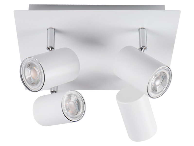 Spot Evalo 4-punktowy aluminiowy biały 54038
