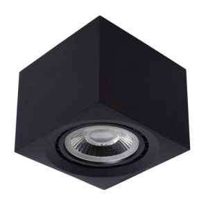 Spot FEDLER czarny 1xGU10x12W wym:10x12x12cm IP20 Lucide 991551 Spot FEDLER czarny 1xGU10x12W wym:10x12x12cm IP20 Lucide 991551