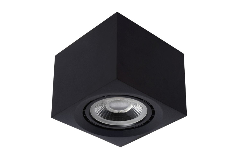 Spot FEDLER czarny 1xGU10x12W wym:10x12x12cm IP20 Lucide 991551