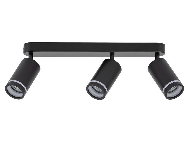 Spot Jet Black 3-punktowy metalowy czarny 266337