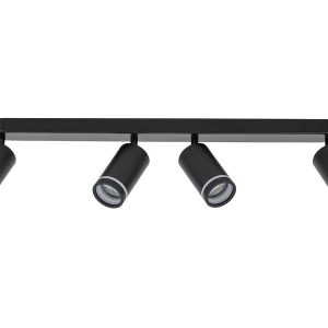 Spot Jet Black 4-punktowy metalowy czarny 266339 Spot Jet Black 4-punktowy metalowy czarny 266339