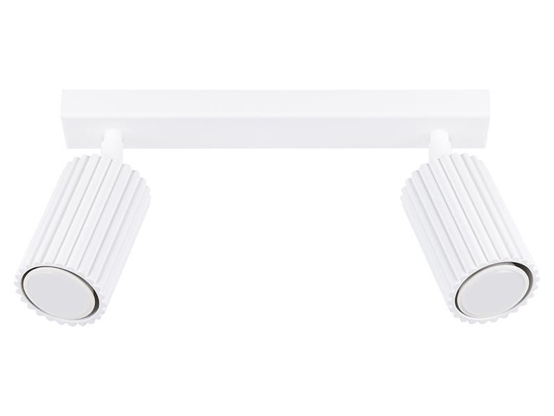 Spot Karbon 2-punktowy aluminiowy 30 cm biały 439178