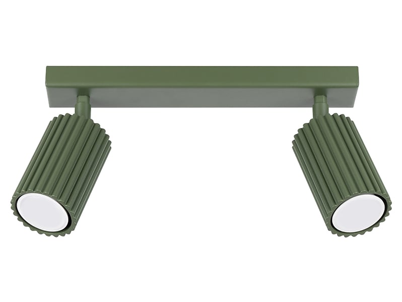 Spot Karbon 2-punktowy aluminiowy 30 cm zielony 439254
