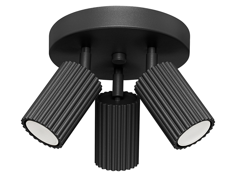 Spot Karbon 3-punktowy aluminiowy czarny 439218