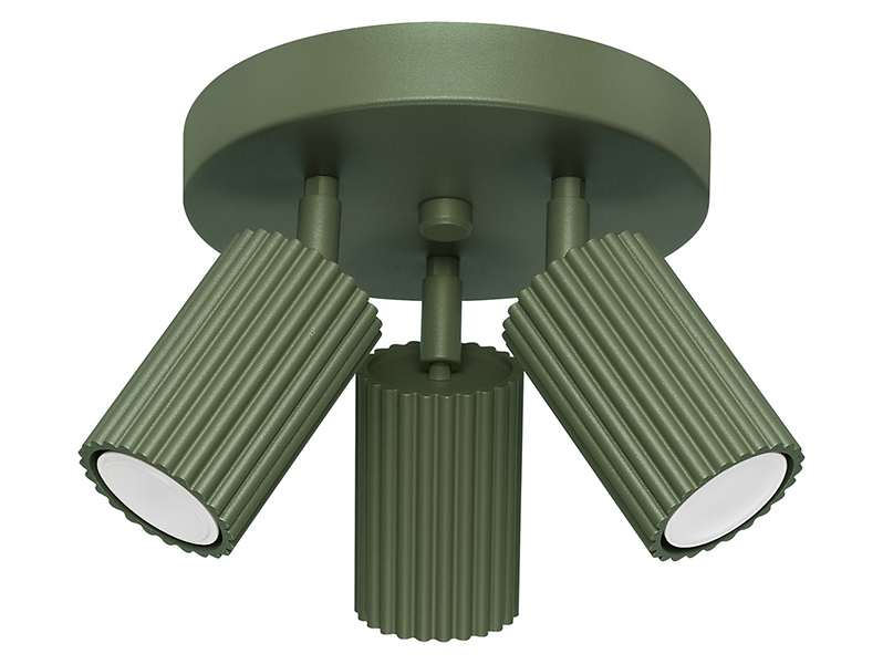 Spot Karbon 3-punktowy aluminiowy zielony 439256