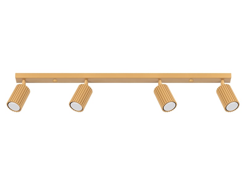 Spot Karbon 4-punktowy aluminiowy 81cm złoty 439201