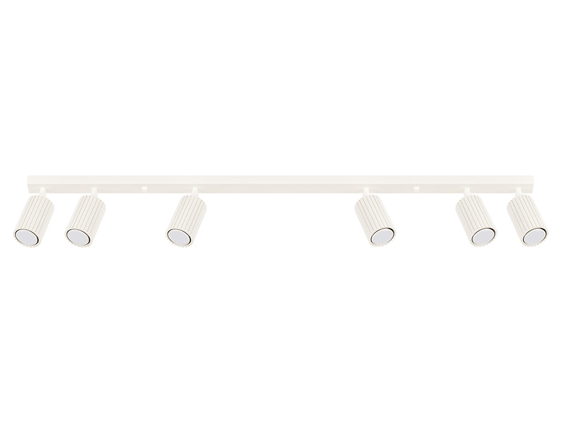 Spot Karbon 6-punktowy aluminiowy 117 cm beżowy 439240