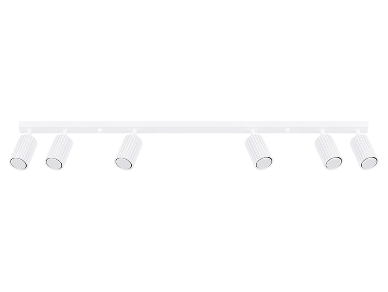 Spot Karbon 6-punktowy aluminiowy 117 cm biały 439183