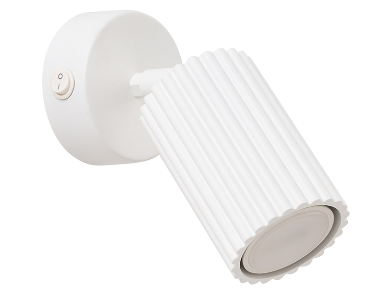 Spot Karbon aluminiowy 16 cm biały 439177