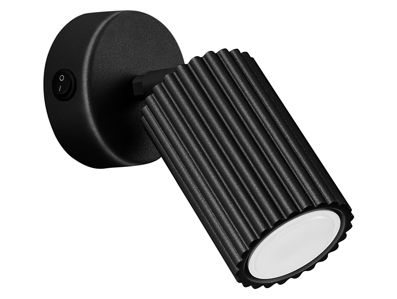 Spot Karbon aluminiowy 16 cm czarny 439215