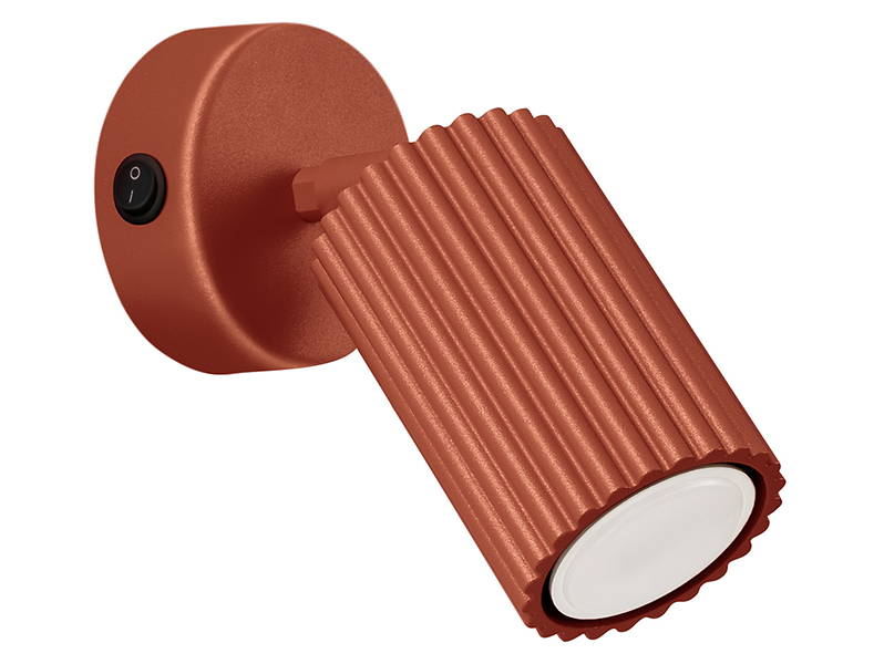 Spot Karbon aluminiowy 16 cm czerwony 439272