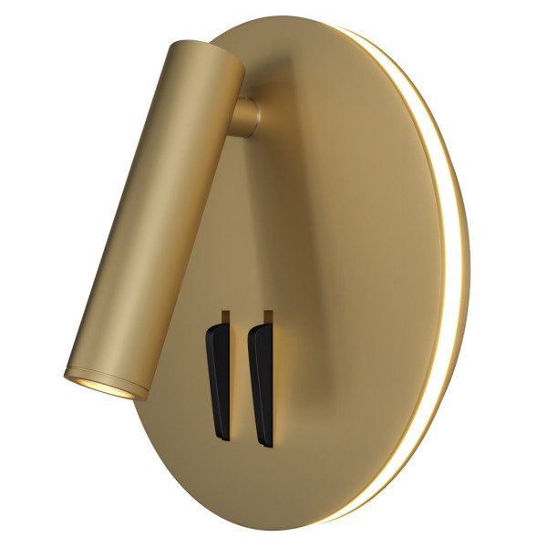Spot kinkiet naścienny Los 176 C176-WL-01-6W-MG LED 9W złoty 187444