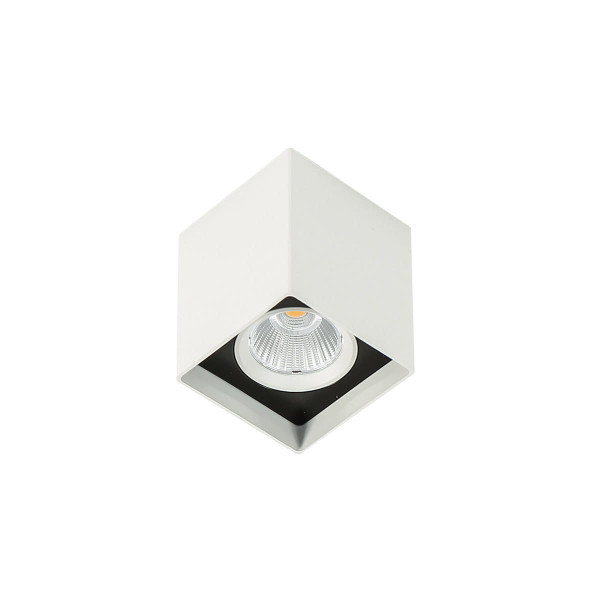 Spot kwadratowy biały ALDEN LED 12W biały neutralny IP20 Italux 915269