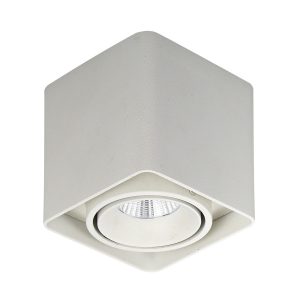 Spot kwadratowy biały BONNIE LED 10W biały ciepły IP20 Italux 915277 Spot kwadratowy biały BONNIE LED 10W biały ciepły IP20 Italux 915277
