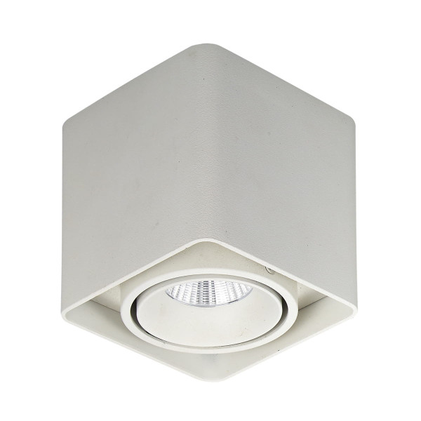 Spot kwadratowy biały BONNIE LED 10W biały ciepły IP20 Italux 915277