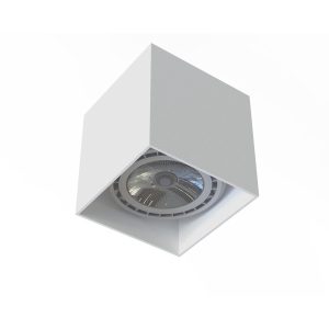 Spot kwadratowy biały COBBLE 1xES111x75W wym:12,5x12x12cm IP20 Nowodvorski 915139