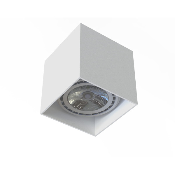 Spot kwadratowy biały COBBLE 1xES111x75W wym:12,5x12x12cm IP20 Nowodvorski 915139
