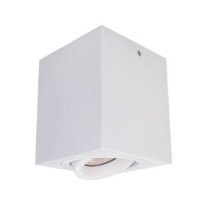 Spot kwadratowy biały EMILIO 1xGU10x50W wym:9,5x8x8cm IP20 Italux 913873