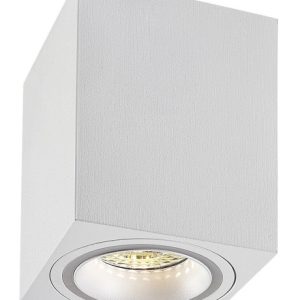 Spot kwadratowy biały KOBALD 1xGU10x25W wym:10x8x8cm IP20 Rabalux 914451