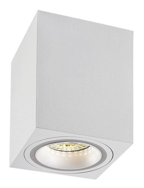 Spot kwadratowy biały KOBALD 1xGU10x25W wym:10x8x8cm IP20 Rabalux 914451