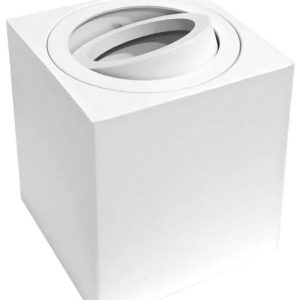 Spot kwadratowy biały MODUS 1xGU10x10W wym:8,4x8x8cm IP20 IdeaLED 913915