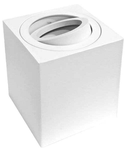 Spot kwadratowy biały MODUS 1xGU10x10W wym:8,4x8x8cm IP20 IdeaLED 913915