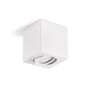 Spot kwadratowy biały OH37 1xGU10x35W wym:8,4x8x8cm IP20 Kobi 914538