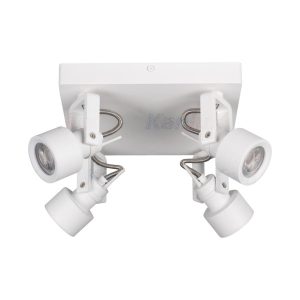 Spot kwadratowy biały SONDA 4xGU10x10W wym:15x22x22cm IP20 Kanlux 908991