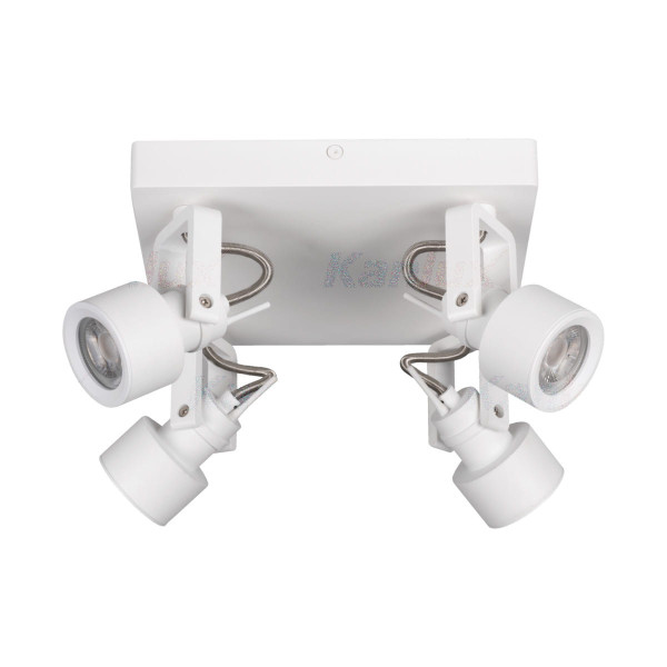 Spot kwadratowy biały SONDA 4xGU10x10W wym:15x22x22cm IP20 Kanlux 908991