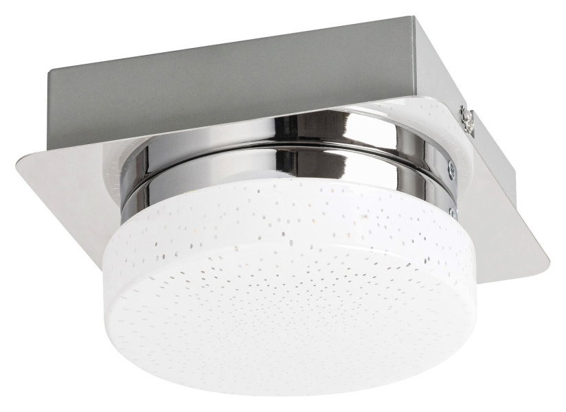 Spot kwadratowy chromowany biały Hilary LED 5W biały neutralny IP20 Rabalux 913399