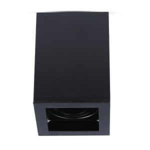 Spot kwadratowy czarny 1xGU10x35W wym:10×14,2x10cm IP20 V-TAC 905012 Spot kwadratowy czarny 1xGU10x35W wym:10×14,2x10cm IP20 V-TAC 905012