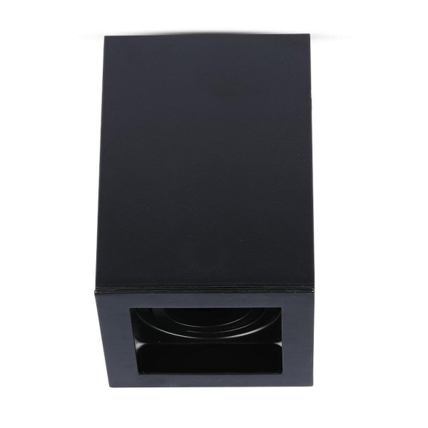 Spot kwadratowy czarny 1xGU10x35W wym:10x14,2x10cm IP20 V-TAC 905012