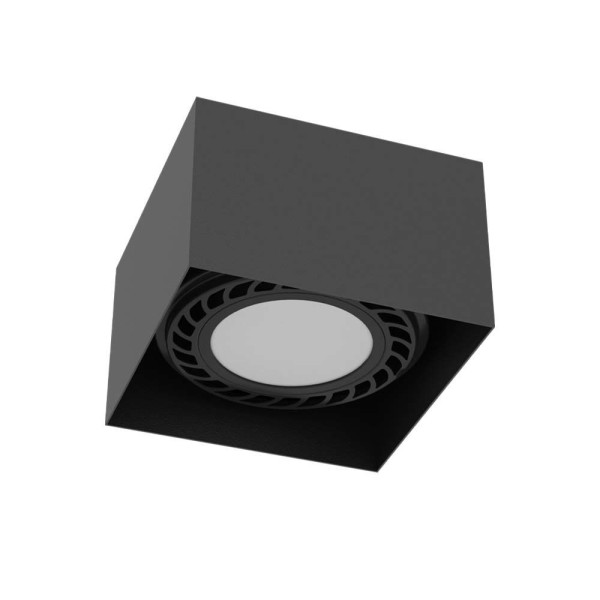 Spot kwadratowy czarny CAGE 1xGU10x18W wym:8,5x12,2x12,2cm IP20 Brosline 915092