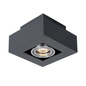 Spot kwadratowy czarny-chromowany CASEMIRO 1xGU10x50W IP20 Italux 915095 Spot kwadratowy czarny-chromowany CASEMIRO 1xGU10x50W IP20 Italux 915095