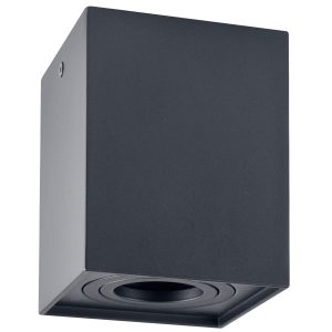 Spot kwadratowy czarny HADAR 1xGU10x10W wym:12,5×9,6×9,6cm IP20 Polux 914556 Spot kwadratowy czarny HADAR 1xGU10x10W wym:12,5×9,6×9,6cm IP20 Polux 914556