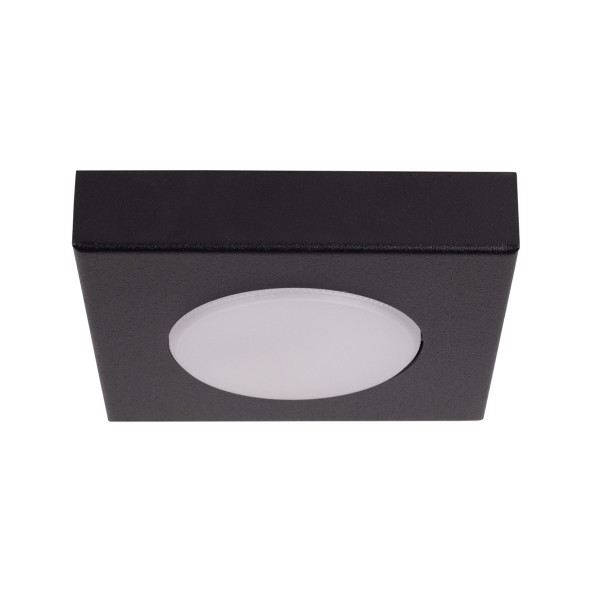 Spot kwadratowy czarny HERO 1xGX53x12W wym:3x12x12cm IP20 Sigma Lighting 915115