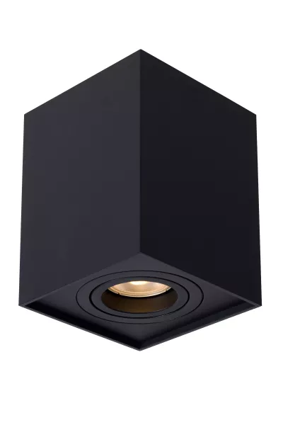 Spot kwadratowy czarny Tube 1xGU10x50W wym:12,5x9,6x9,6cm IP20 Lucide 914435