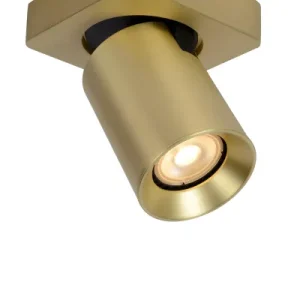 Spot kwadratowy złoty Nigel 1xGU10x5W wym:11,3x10x10cm IP20 Lucide 908773 Spot kwadratowy złoty Nigel 1xGU10x5W wym:11,3x10x10cm IP20 Lucide 908773