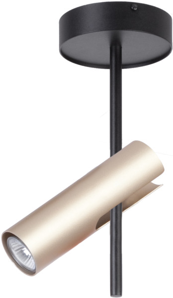 Spot Leda czarno-złoty 1xGU10x25W wym:34x28x13,5cm IP20 Sigma Lighting 1039041