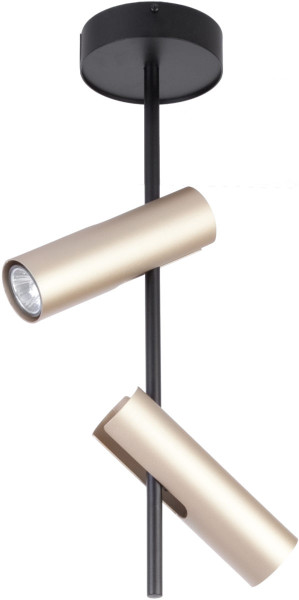Spot Leda czarno-złoty 2xGU10x25W wym:55x28x13,5cm IP20 Sigma Lighting 1039068