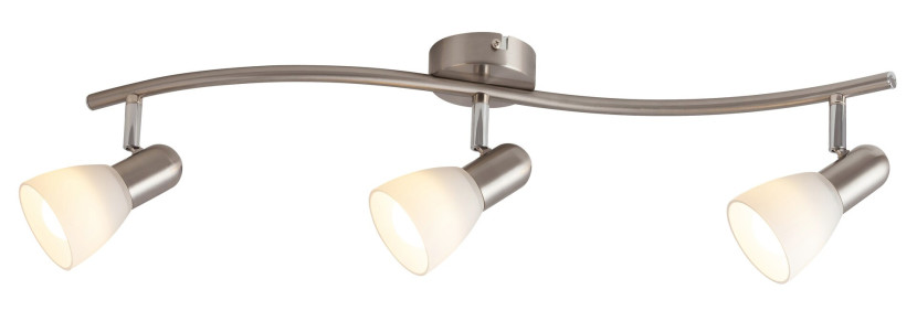 Spot listwa biało-srebrny Soma 3xE14x15W wym:17x60x8cm IP20 Rabalux 908787