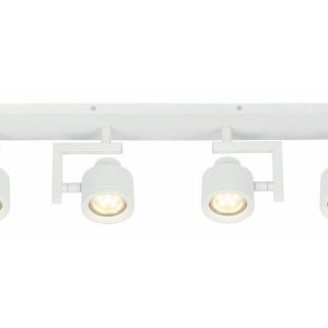 Spot listwa biały Alenis 2 4xGU10x50W wym:15x57x8cm IP20 Reality 909236 Spot listwa biały Alenis 2 4xGU10x50W wym:15x57x8cm IP20 Reality 909236
