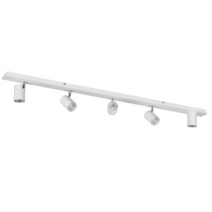 Spot listwa biały Evalo 5xGU10x10W wym:12x123x8cm IP20 Kanlux 908667 Spot listwa biały Evalo 5xGU10x10W wym:12x123x8cm IP20 Kanlux 908667