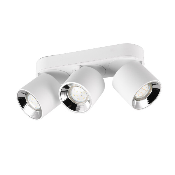Spot listwa biały Guayana 3xGU10x10W wym:12x27,3x8,7cm IP20 Trio 909645