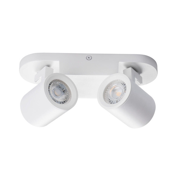 Spot listwa biały LAURIN 2xGU10x35W wym:11x22x7cm IP20 Kanlux 908658