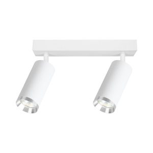 Spot listwa biały MICA 2xGU10x10W wym:19,5x26x6cm IP20 Milagro 908685 Spot listwa biały MICA 2xGU10x10W wym:19,5x26x6cm IP20 Milagro 908685