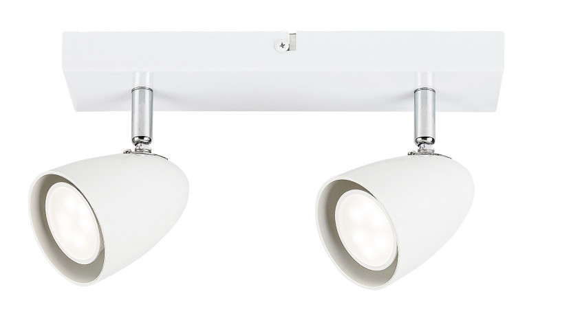 Spot listwa biały PERICO 2xGU10x5W wym:15x26x7cm IP20 Rabalux 909177
