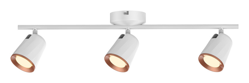 Spot listwa biały Solange LED 18W biały ciepły IP20 Rabalux 909258