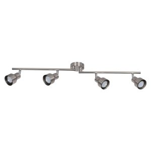 Spot listwa chrom satyna Blake 4xGU10x10W wym:12x82x14,5cm IP20 Rabalux 954061 Spot listwa chrom satyna Blake 4xGU10x10W wym:12x82x14,5cm IP20 Rabalux 954061