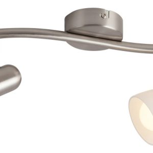 Spot listwa chrom satynowany-biały Soma 2xE14x15W wym:8x35x8cm IP20 Rabalux 908994 Spot listwa chrom satynowany-biały Soma 2xE14x15W wym:8x35x8cm IP20 Rabalux 908994